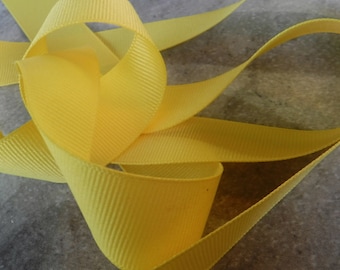 Banana Yellow Grosgrain Ribbon