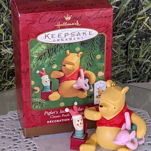 Piglet's Jack-in-the-Box Hallmark Ornament 2000