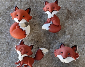 2 Fox Shank Buttons You choose the style