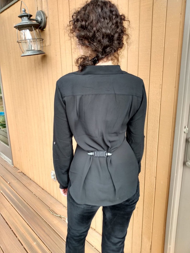 Black Velvet Cinch Clip. Clothing Cinch Clip Sweater Clip Etsy