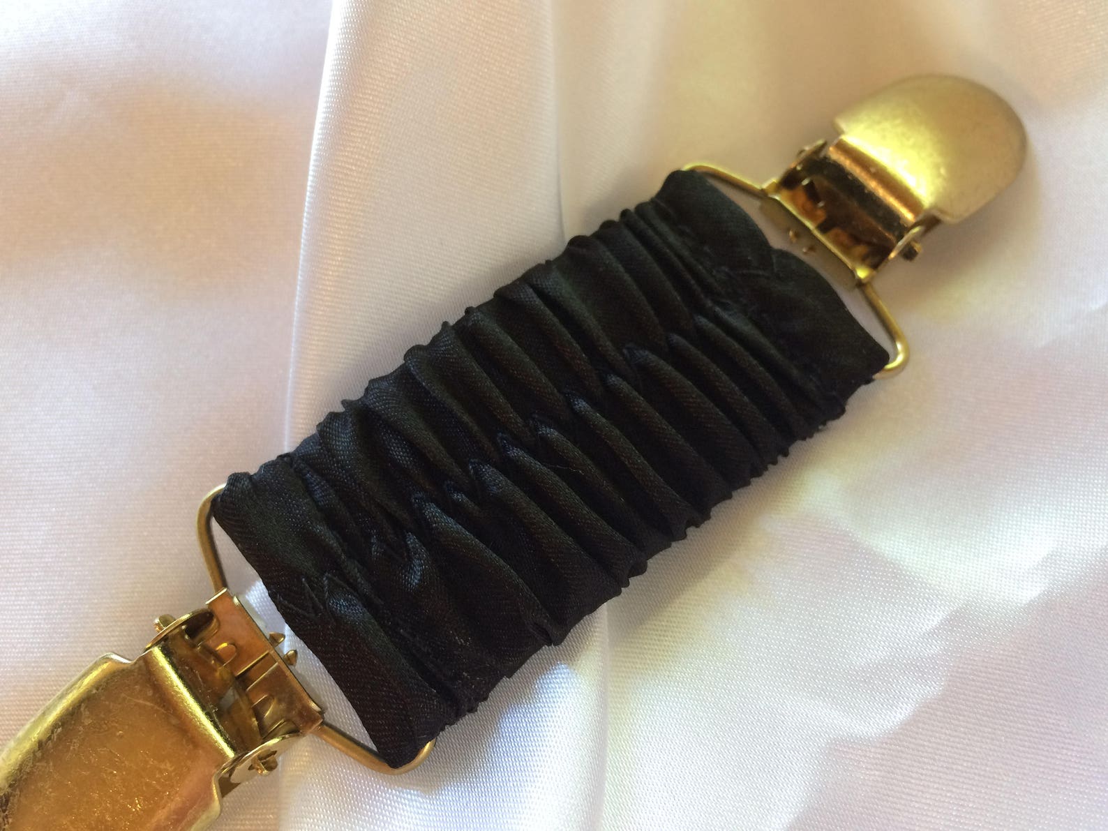 Black Satin Cinch Clip. Clothing Cinch Clip Sweater Clip Etsy