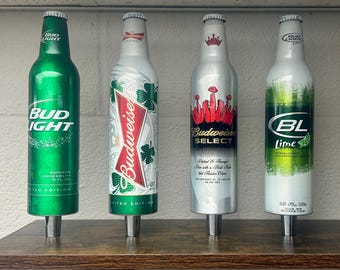 Upcycled Aluminium Bierflasche Tap Handle, Kegerator Decor