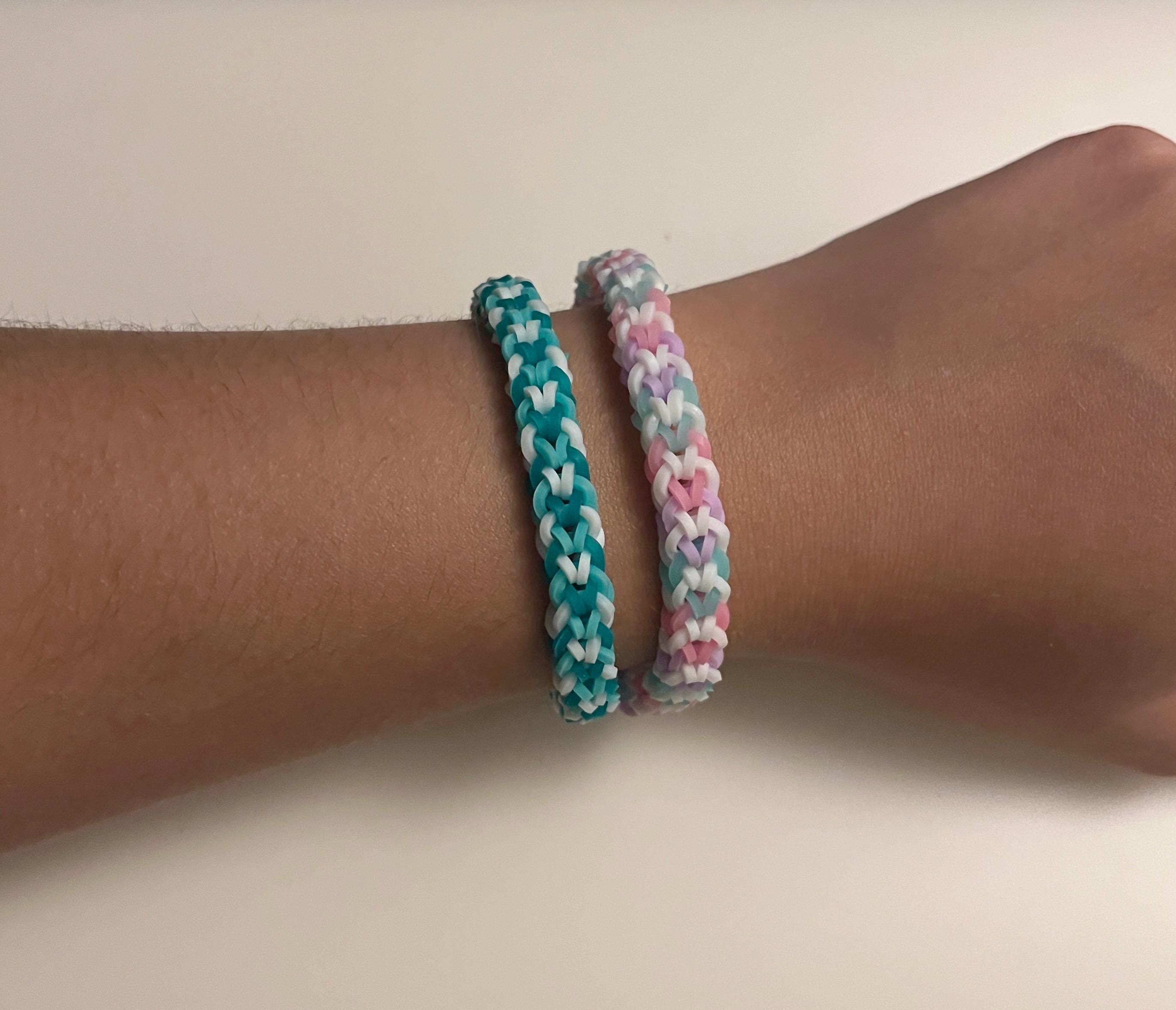 Inverted Fishtail (rainbow Loom/loom Band) Bracelet — Customizable ...