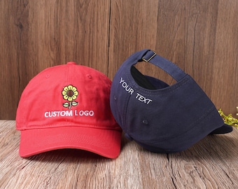 Custom text embroidered hat, Personalized Cap,Embroidered logo, Baseball hat, Gift for Mom, Custom hats, Bachelorette hats,Fathers Day Gift.