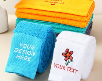 Toalla deportiva bordada personalizada, toalla de mano personalizada, con tu texto, toalla deportiva con logotipo, regalo para entrenador de fitness, toalla bordada, regalo para el Día del Padre