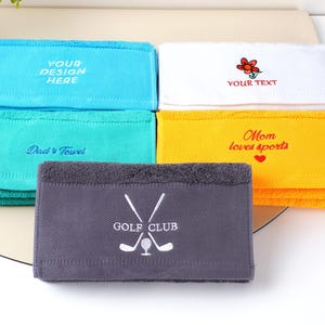 Personalized Embroidered towel,with you text, logo Sports Towel, Custom Embroidered Sports Towel,Custom Hands Towel,Gym Towel,Cotton Towel.