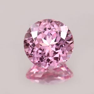 Fine Quality Flawless Pink Morganite Loose Round Cut Gemstone For Rings & Jewellery 10x10 mm
