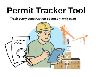 Kit de herramientas ProBuild / Rastreador de permisos y gestión de documentos de Excel / Construcción