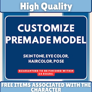 Customizable Premade PNGTuber Model | Twitch Avatar, Discord Reactive