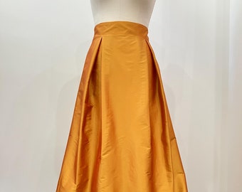 Saffron Washable Taffeta Ball Gown Skirt, Made to order