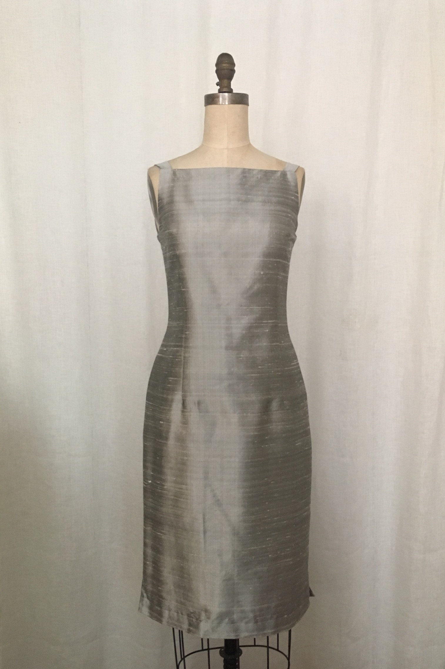 sachin and babi light blue dress Heather Stone Grey Mini Tank Dress