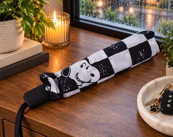 Paraguas de Snoopy, paraguas plegable de apertura y cierre automático de Peanuts, paraguas de viaje, regalo de Snoopy