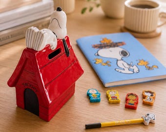 Vintage Snoopy Ceramic Coin Bank: 1960-70s Peanuts Collectible - Etsy