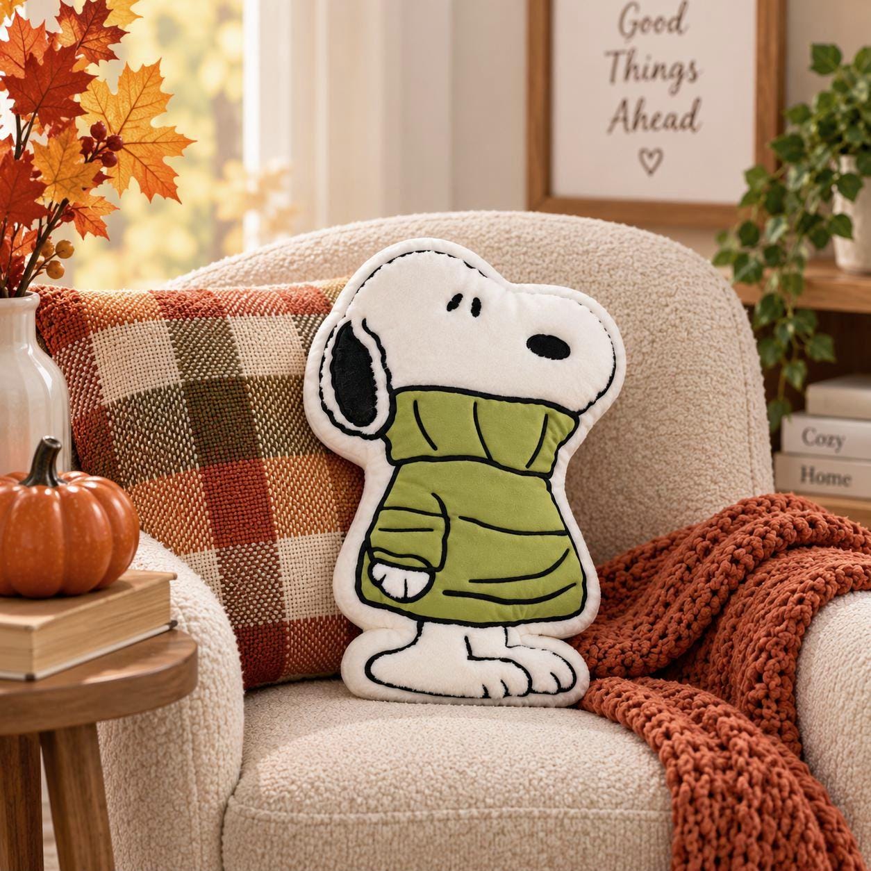 Snoopy Plush Pillow - Etsy