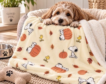 Manta para perros, manta acogedora para mascotas de Snoopy de Peanuts, 40 x 50 pulgadas