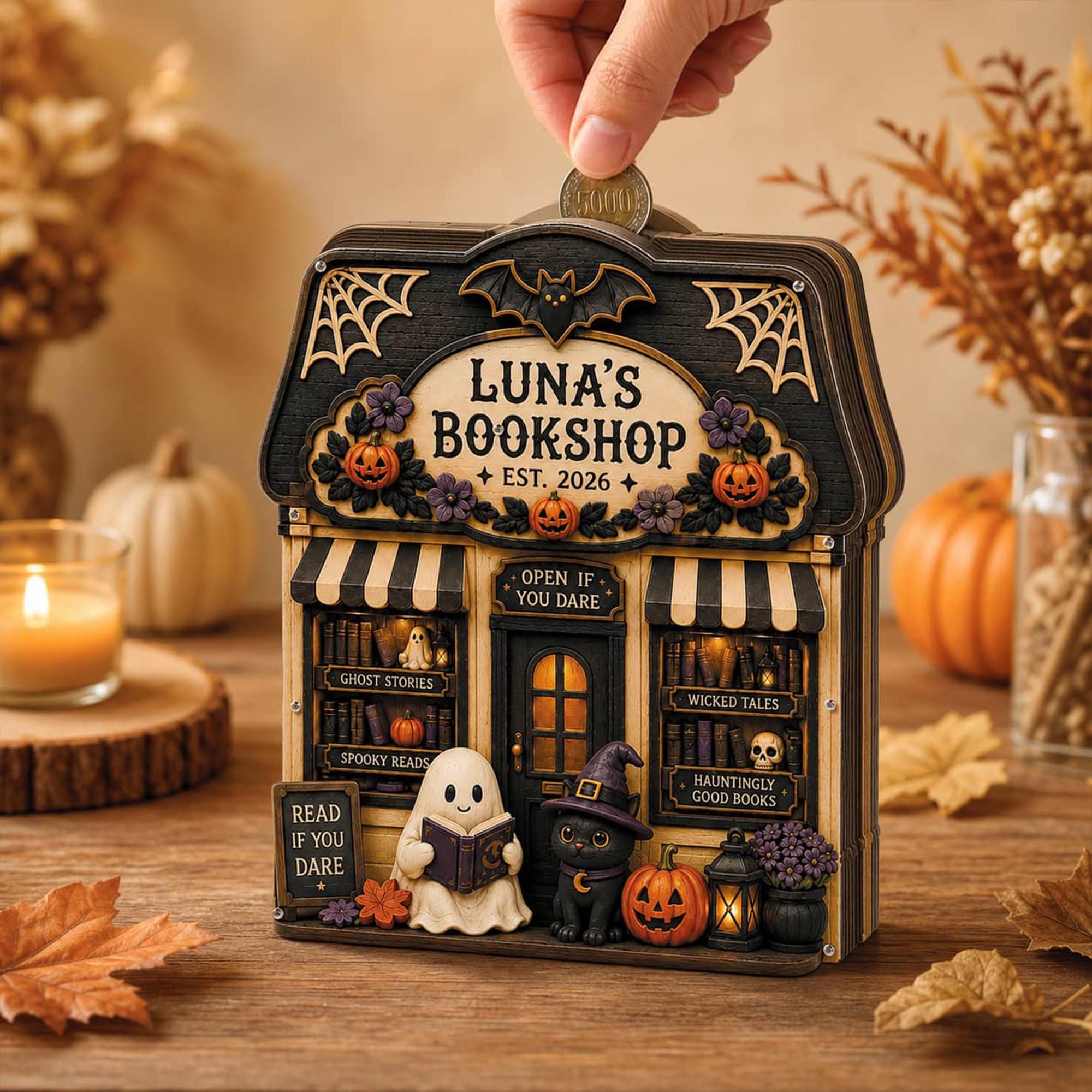 Witch Piggy Bank - Etsy