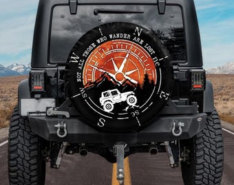 Kompass Ersatzreifenabdeckung für Off-Road-SUV Camper Zubehör
