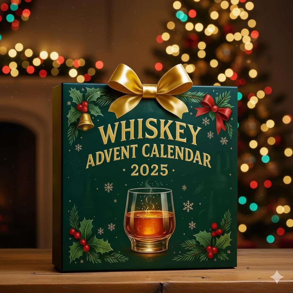 Whiskey Advent Calendar 2025 - Unique Gifts For Whiskey Lover