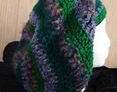 Ready 2 ship Slouch Hat Dread Head Hat Ooak Choose Colors Slouchy Hippie Boho tube hat Deadhead dread hat 4 Dreads dreadlocks puff