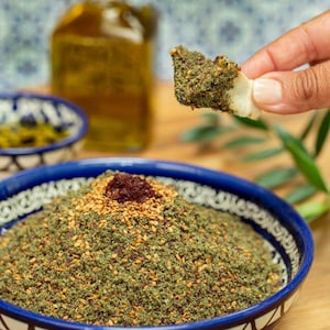 Wild Palestinian Zaatar زعتر بلدي فلسطيني – Organic Holy Land Thyme Mix – Traditional Middle Eastern Herb