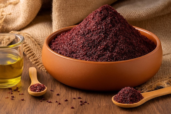 Yaffa Premium Ground Palestinian Sumac Spice Powder - 250g - Enhance - View #10