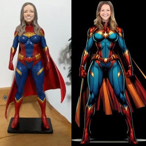 Custom 3D Figurine, Miniature Figures, Custom 3D Render & Printing, Custom Bobblehead, Gift for Coworker, Memorial Gifts, Christmas Gifts