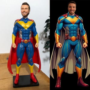Custom Miniature Figurine, Custom Action Figure, Custom Portrait, Custom Bobblehead, Coworker Gifts, Gifts for Loved Ones, Christmas Gifts
