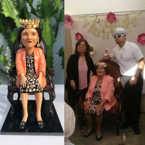 Individuelle 3D Familienfigur, individuelles Familien Portrait, Familien Portrait, Geschenke für Großeltern, individuelle Erinnerungsgeschenke, Weihnachtsgeschenke für die Familie