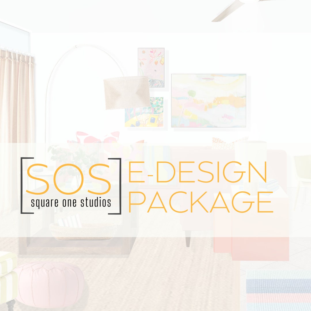 One Room E-design Package: Custom Virtual Interior Design (PDF File) - Etsy
