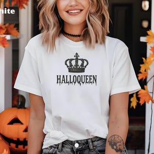Halloqueen T-Shirt: Unisex Soft Style Halloween Tee