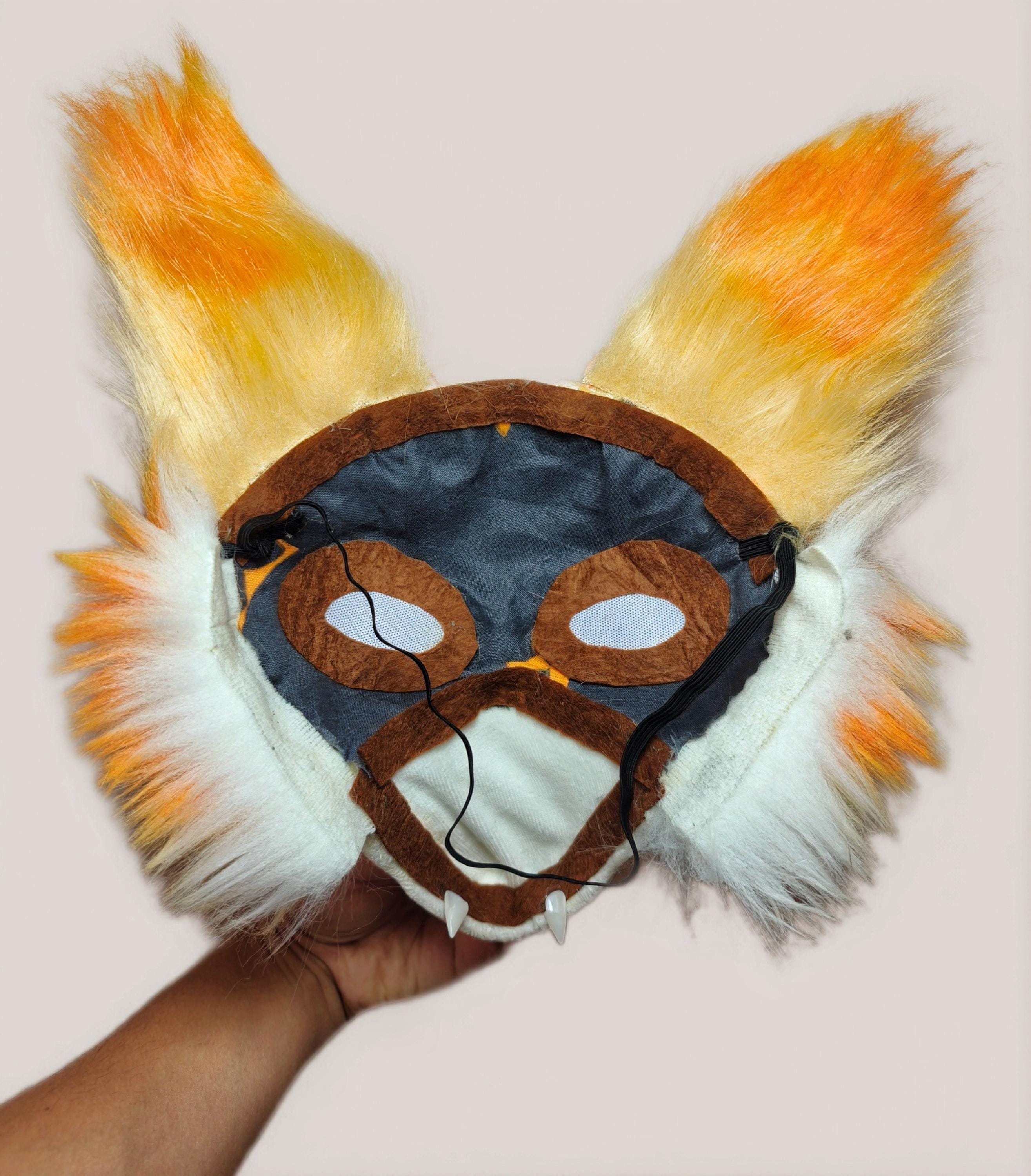 Mystic Oracle Fox Therian Mask and Tail Set – Handmade