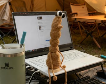 Marcus wormknuffel, handgemaakt speelgoed, gehaakt speelgoed, gehaakt dier, gehaakte pop die in verschillende vormen kan worden gerangschikt, een cadeau voor haar