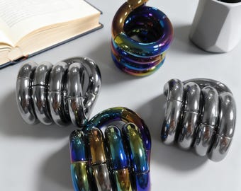 Colorful Tangle Fidget Toys, Metal Tangle Fidget, Sensory Focus, Stress Relief, Anxiety Toys, Finger Therapy Toys