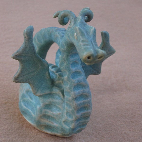 Grand little Dragon made of ceramic clay