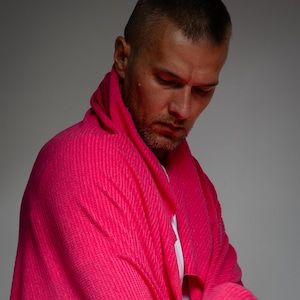 Polartec® Power Wool™ – Technical Merino Blend Grid Fleece – Rose Pink