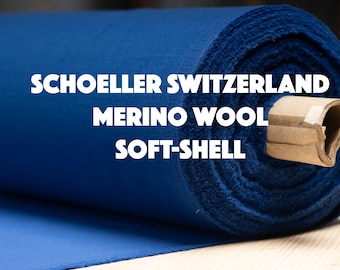 Softshell Técnico Schoeller Suiza con Lana Merina – Azul Real – Stretch de Alto Rendimiento