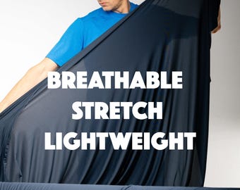 Tejido Polartec Power Dry – Tejido ligero de punto para capa base, material elástico en 4 direcciones, por metro.