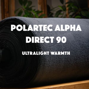 Polartec Alpha Direct 90 Stoff – Ultraleichter Isolationsfleece, Meterware, Made in USA