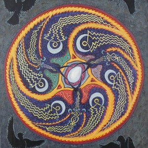Raven Triad Mandala II