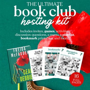 Kit para organizar el club de lectura "Querida Debbie" // Preguntas de debate imprimibles Guía para reuniones Descarga instantánea en PDF Freida McFadden