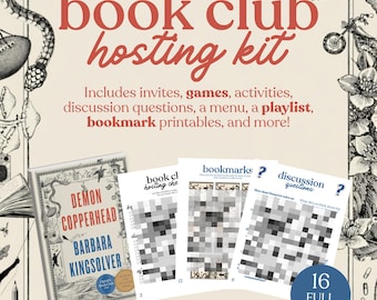 Dämon Copperhead Book Club Hosting Kit || Druckbare Diskussion Fragen Meeting Anleitung Printable Sofortiger Download PDF Barbara KingSolver