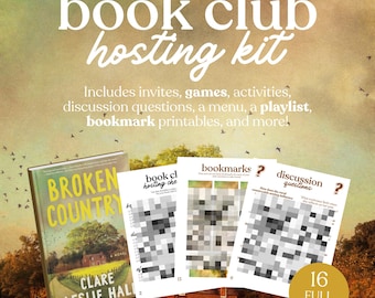 Broken Country Book Club Hosting Kit || Printable Discussion Questions  Meeting Guide Printable Instant Download PDF clare leslie hall
