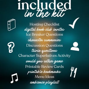 My Husband's Wife Book Club Hosting Kit || Printable Discussion Questions Meeting Guide Printable Instant Download PDF Alice Feeney thriller image 2