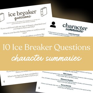 Kit para organizar el club de lectura Onyx Storm // Preguntas de debate imprimibles Guía de reuniones Descarga instantánea en PDF Rebecca Yarros cuarta ala imagen 4