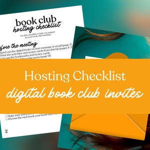 The Missing Half Book Club Hosting Kit || Printable Discussion Questions Meeting Guide Printable Instant Download PDF Ashley Flowers image 3