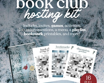 The Frozen River Book Club Hosting Kit || Printable Discussion Questions  Meeting Guide Printable Instant Download PDF ariel lawhon