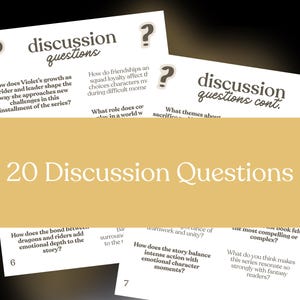 Puede incluir: Tarjetas con preguntas de discusi&oacute;n sobre un fondo amarillo claro. Las tarjetas tienen las palabras "preguntas de discusi&oacute;n" y "preguntas de discusi&oacute;n cont." impresas. Tambi&eacute;n es visible el texto "20 Preguntas de discusi&oacute;n".
