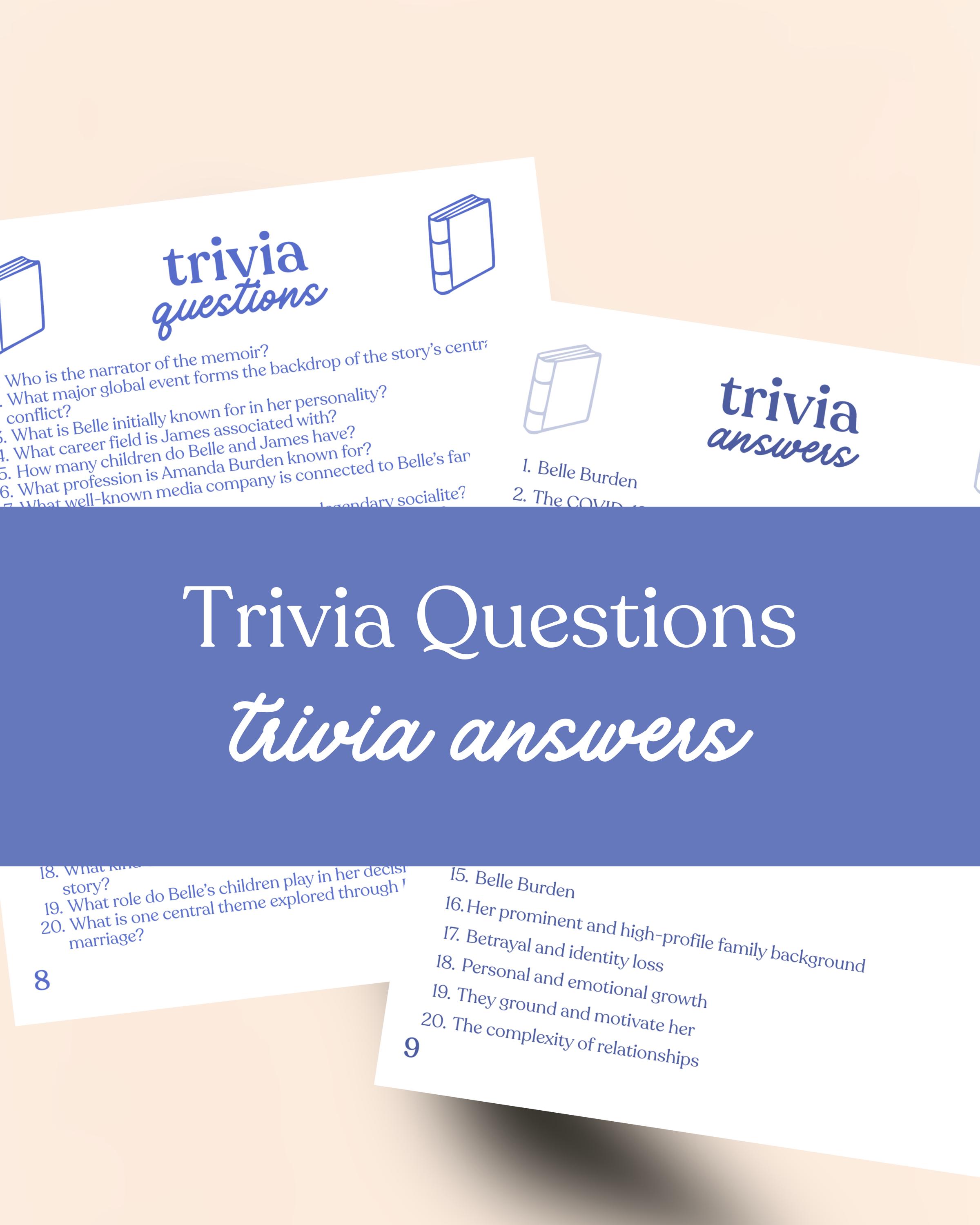Strangers Book Club Hosting Kit || Printable Discussion Questions ...