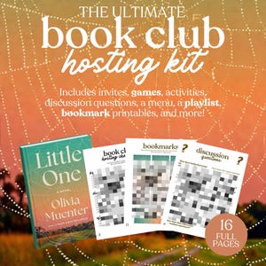 Puede incluir: Kit digital para organizar un club de lectura, que incluye invitaciones, juegos, actividades, preguntas de debate, un men&uacute;, una lista de reproducci&oacute;n y marcadores imprimibles. Incluye el libro "Little One". 16 p&aacute;ginas completas.