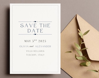 Elegant Minimalist Wedding Invitation Suite – Complete Matching Stationery Bundle for Your Big Day